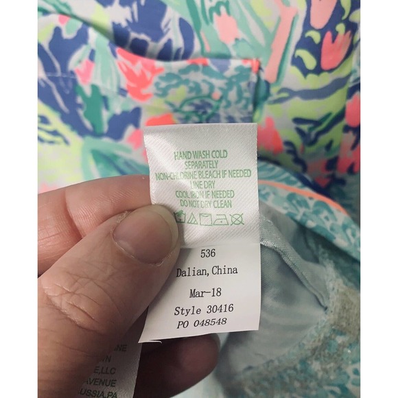 Lilly Pulitzer Pink and Blue Mini Dress - Picture 16 of 16